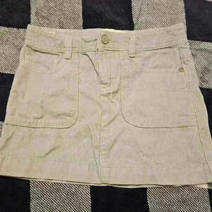 Old Navy Girls Gray Corduroy Skirt Size 10